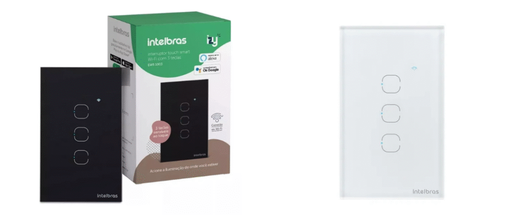 Interruptor Touch Inteligente Intelbras EWS 1003