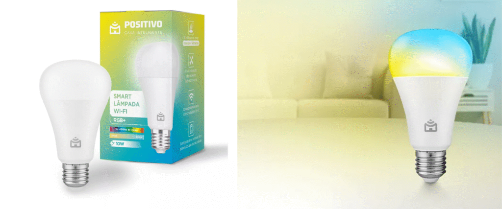 Lâmpada Positivo Smart Wi-Fi