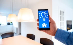 Controle de iluminação inteligente por aplicativo no celular