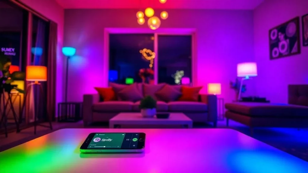 Como Sincronizar Luzes Inteligentes com Músicas do Spotify