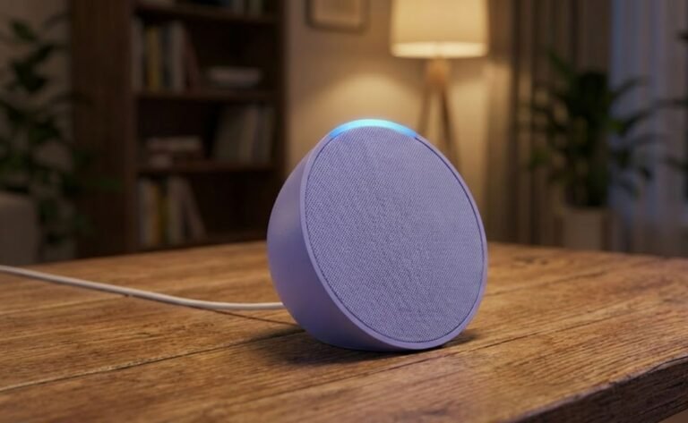 Echo Pop (Última geração) | Smart speaker compacto com som envolvente e Alexa | Cor Preta