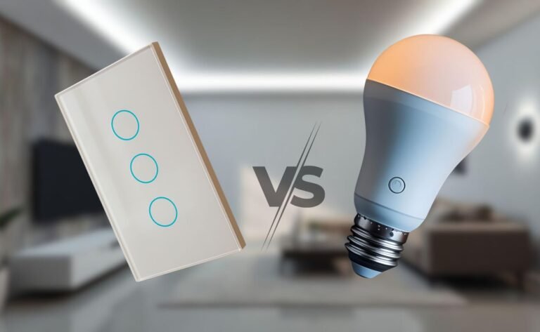 Automação Residencial e Casa Inteligente: SmartHomePro lampada-inteligente-ou-interruptor-inteligente-qual-a-melhor-escolha