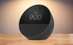 Echo Spot com Alexa (Geração mais recente) | Despertador inteligente com som vibrante