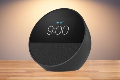 Echo Spot com Alexa (Geração mais recente) | Despertador inteligente com som vibrante