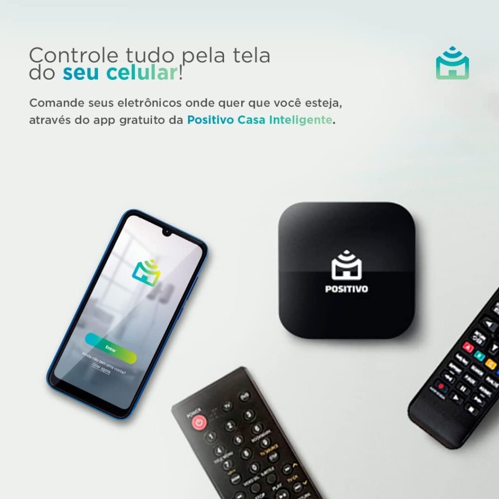 kit casa conectada positivo, controle tudo pelo celular
