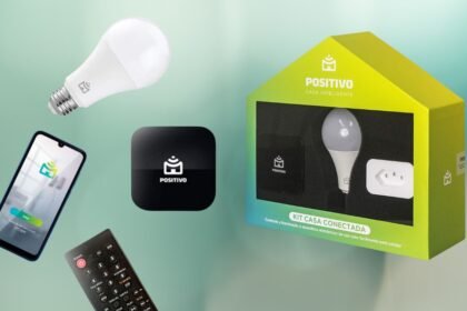 Review Kit Casa Conectada Positivo com seus três componentes
