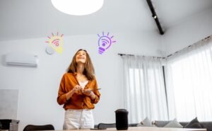 Automação no escritório com economia de energia