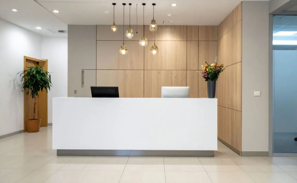 Tomada inteligente escritório monitorando o consumo para reduzir a conta de luz do escritório.