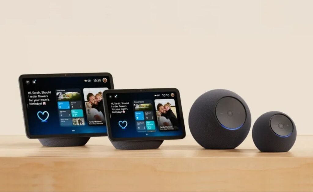 novos dispositivos echo lançamento Amazon